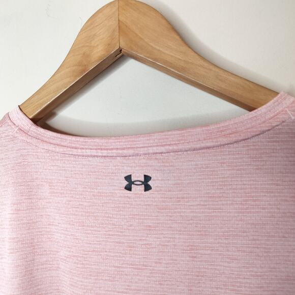 Under Armour Long Sleeve Top Tunic Layered Hem Heat Gear - Picture 7 of 8